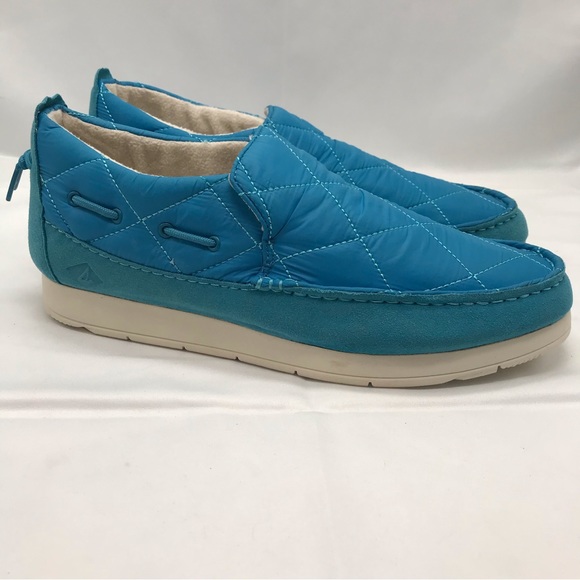 Sperry Moc-Sider Slip-On Sneaker Blue Quilted Size 11 - Picture 3 of 10